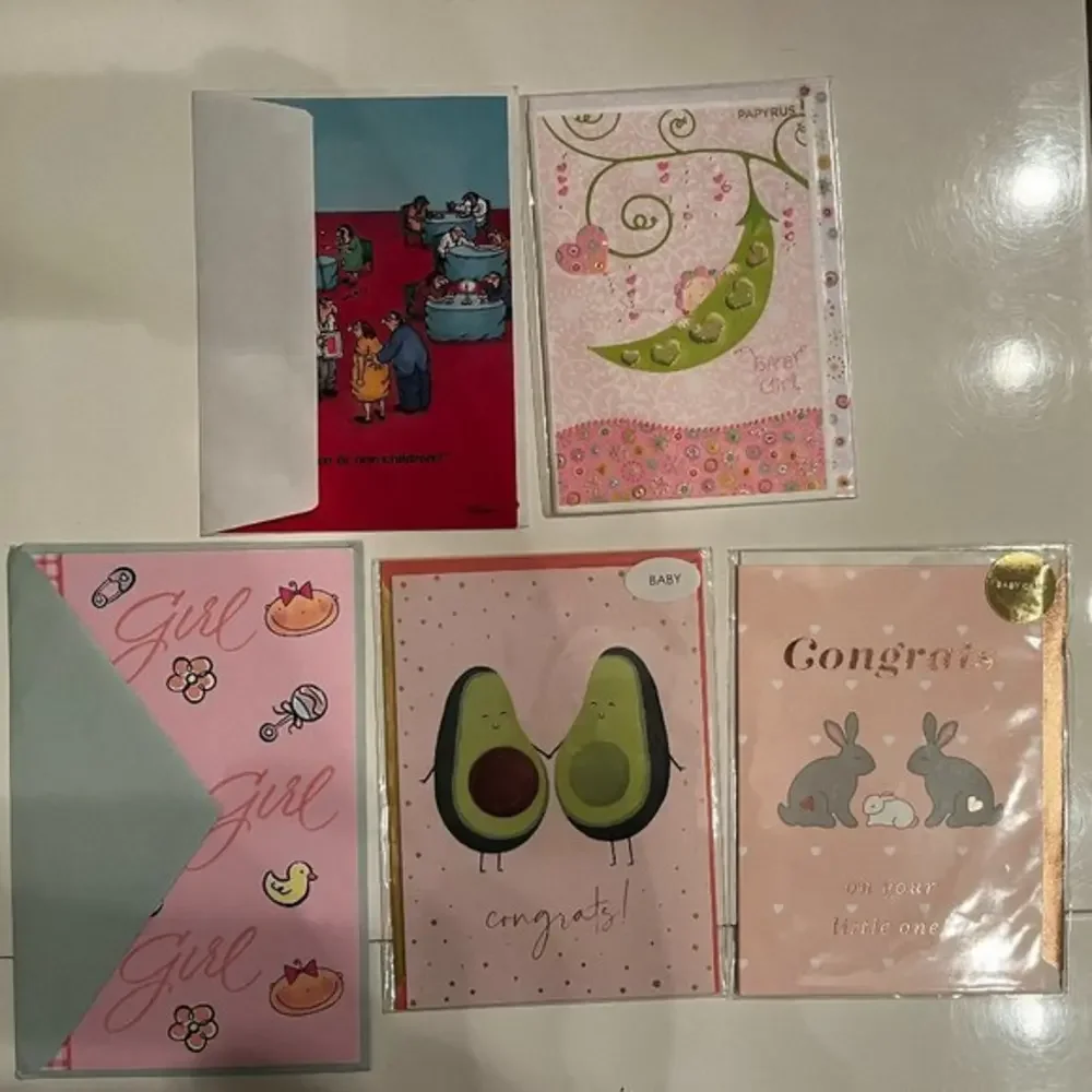 New Baby -‎ Greeting Cards (Bundle of Five Cards)